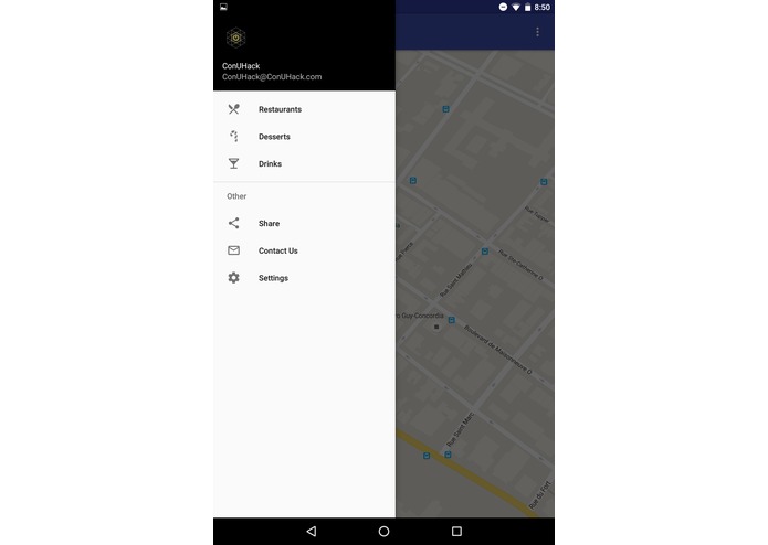 eFood - ConUHacks – screenshot 2