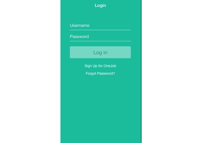 OneJob – screenshot 1