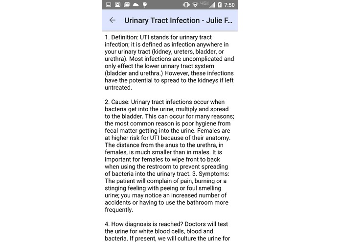 UMC Pediatrics App – screenshot 2
