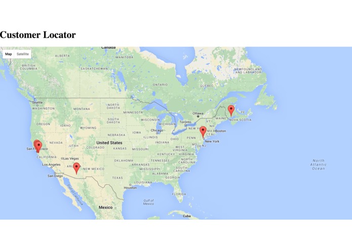 Customer Locator – screenshot 1