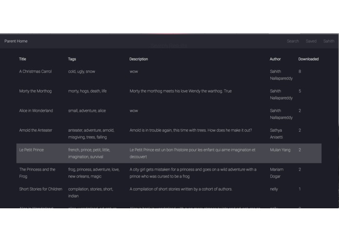 Storybook App – screenshot 2