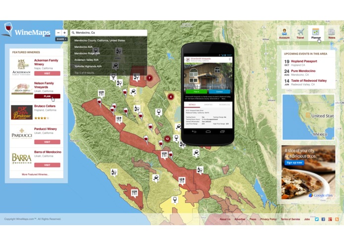 WineMaps – screenshot 1