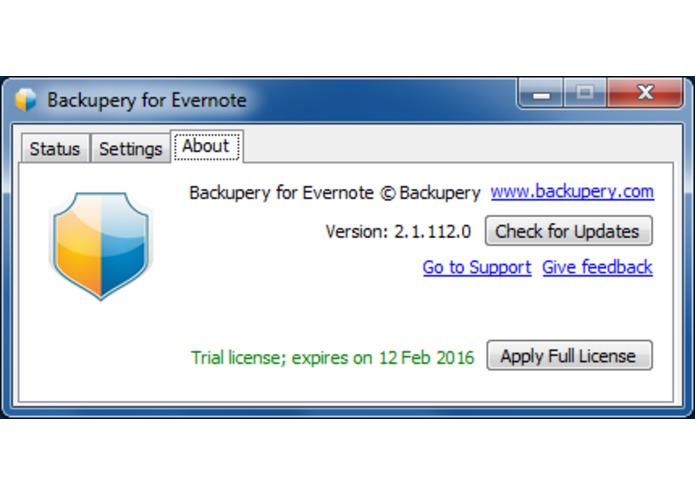 Backupery for Evernote – screenshot 3