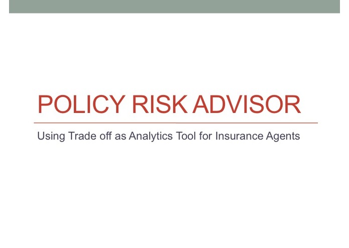 Policy Risk Advisor - Swiss Re Hackathon – screenshot 1