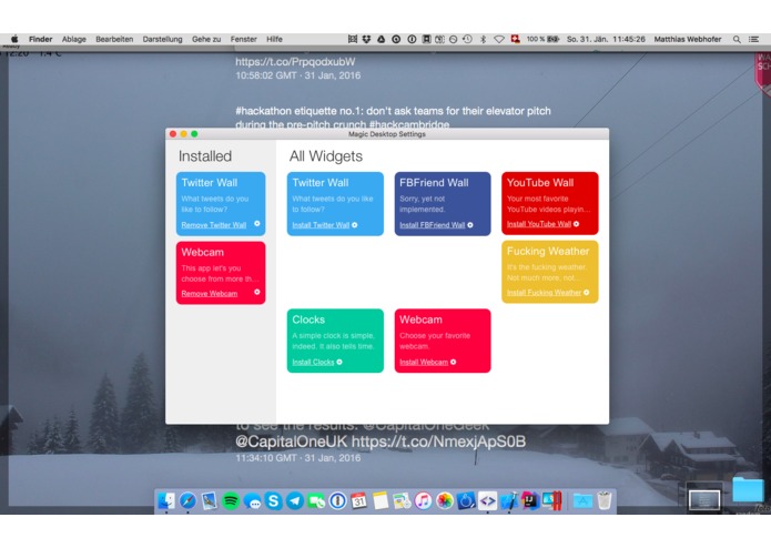 MagicDesktop – screenshot 1