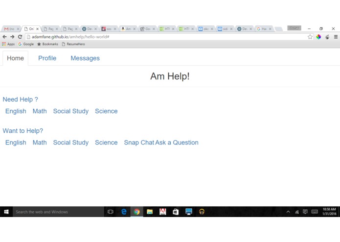 AmHelp – screenshot 2