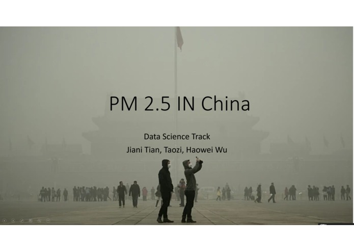 PM2.5 in China – screenshot 2