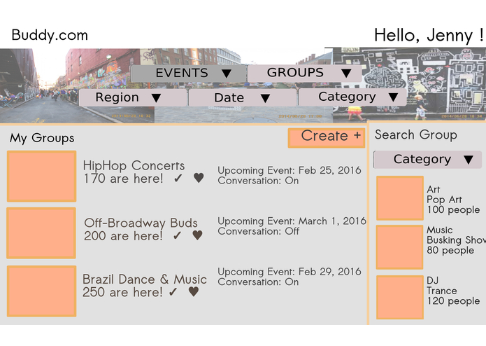 Buddy.com, connecting folks who love arts and culture – screenshot 4