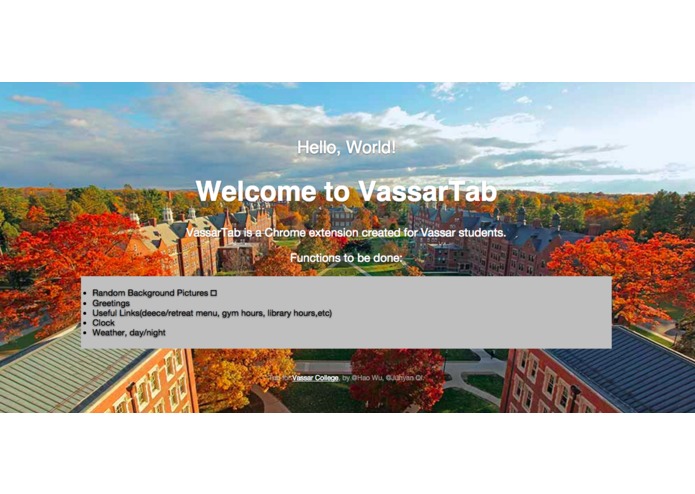 VassarTab – screenshot 2