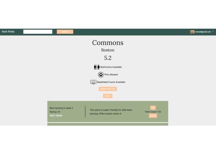 Park Perks – screenshot 1