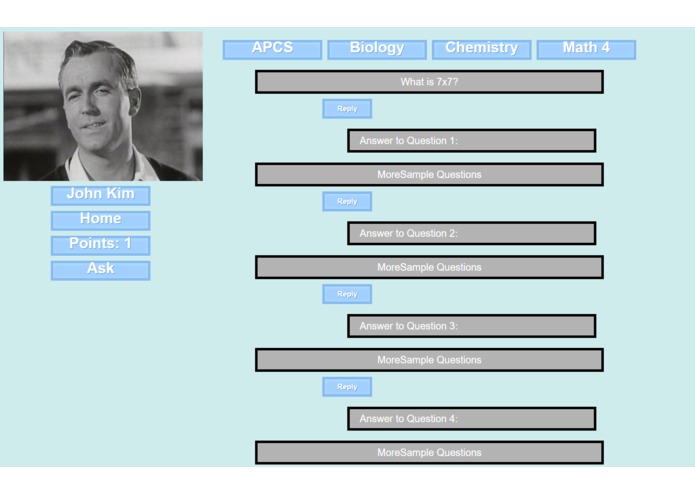 TJHSSTHomeworkForum – screenshot 1