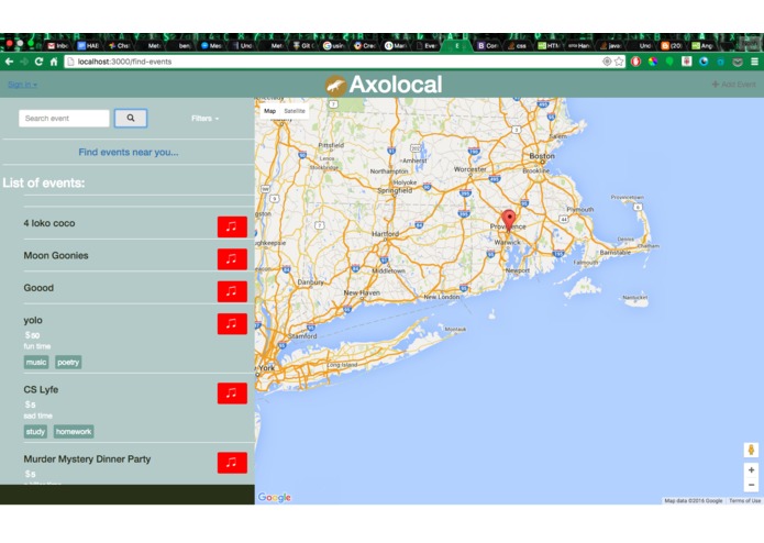 Axolocal – screenshot 2