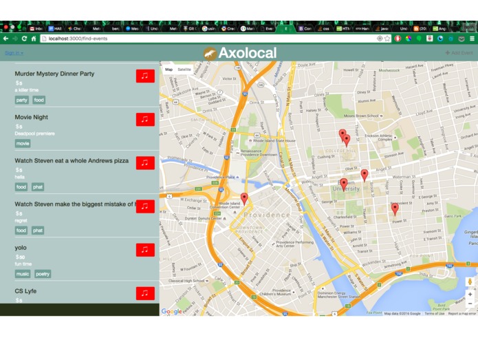 Axolocal – screenshot 3