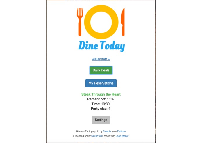 Dine Today – screenshot 5