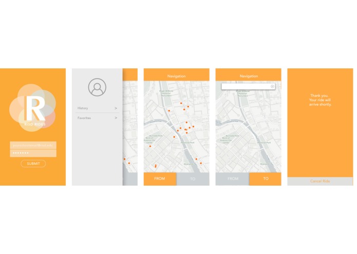 RISD Ride App – screenshot 2
