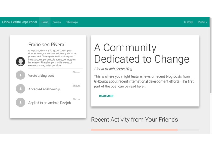Global Health Corps – screenshot 1