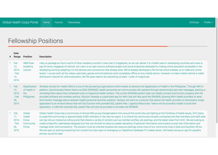 Global Health Corps – screenshot 3