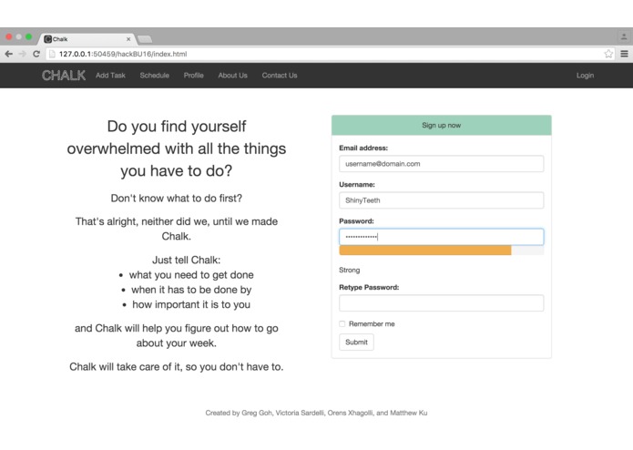 Chalk – screenshot 2