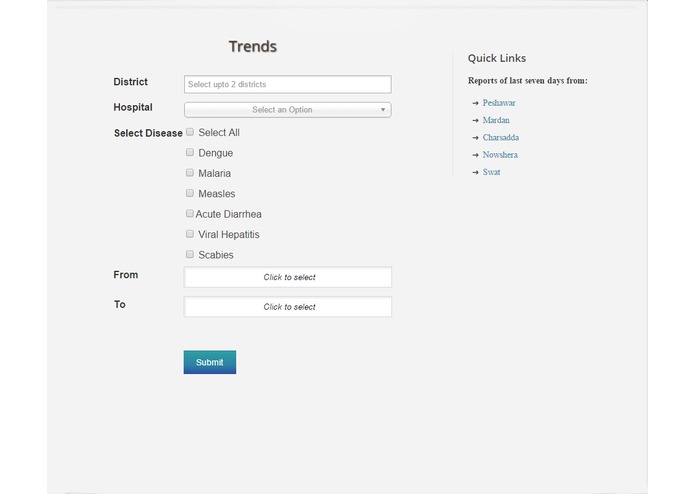 Quick Disease Outbreak Early Warning System – screenshot 2