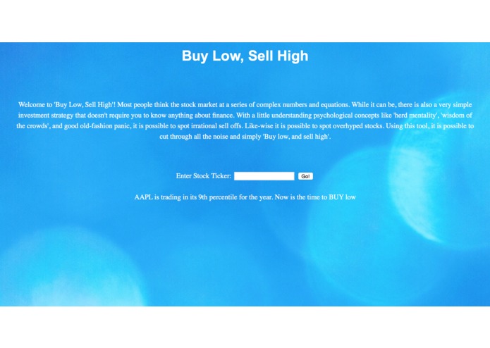 Buy Low, Sell High – screenshot 2