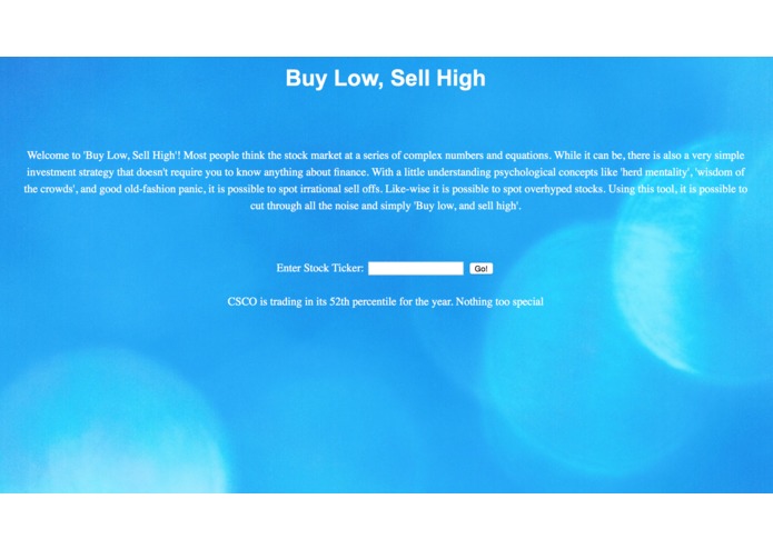 Buy Low, Sell High – screenshot 3