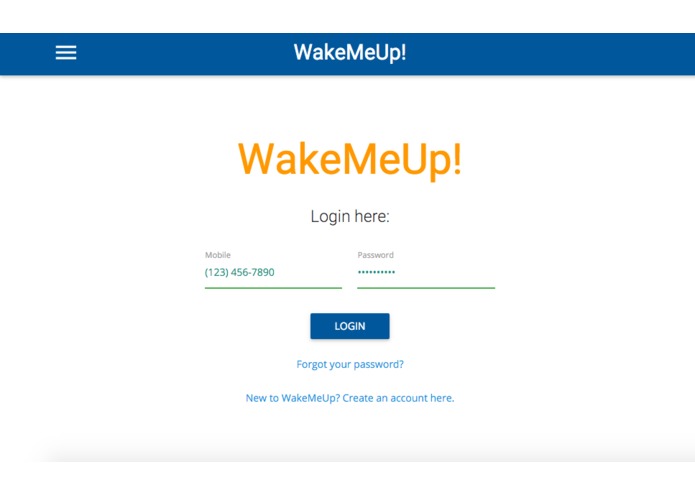 WakeMeUp! – screenshot 1