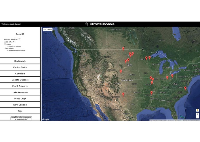 ClimateConsole – screenshot 2