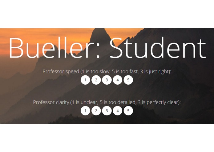 Bueller – screenshot 2
