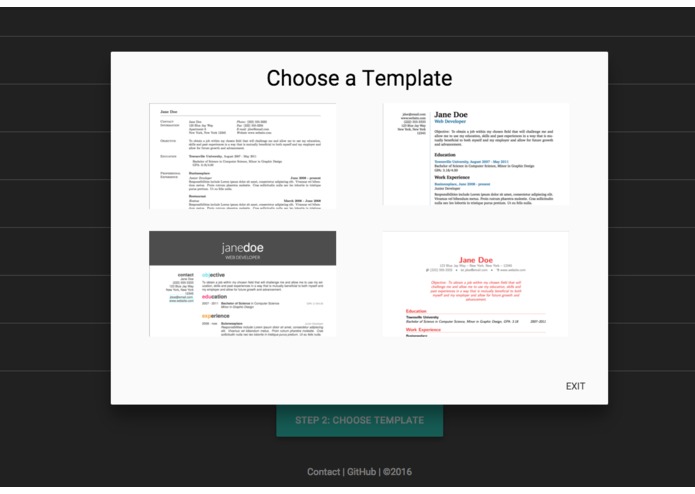 Impresumé – screenshot 5