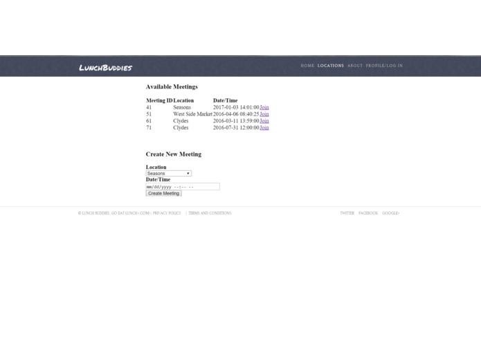 LunchBuddies – screenshot 2
