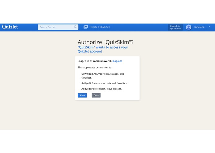 QuizSkim – screenshot 1