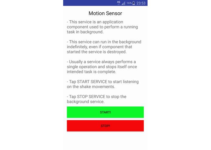 Burglar detector – screenshot 1