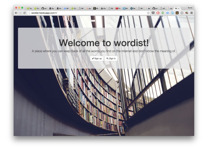 Wordist – screenshot 1