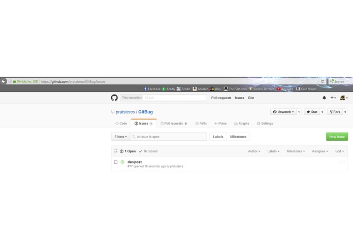 GitBug – screenshot 1
