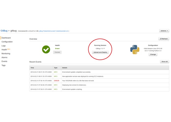 GitBug – screenshot 2