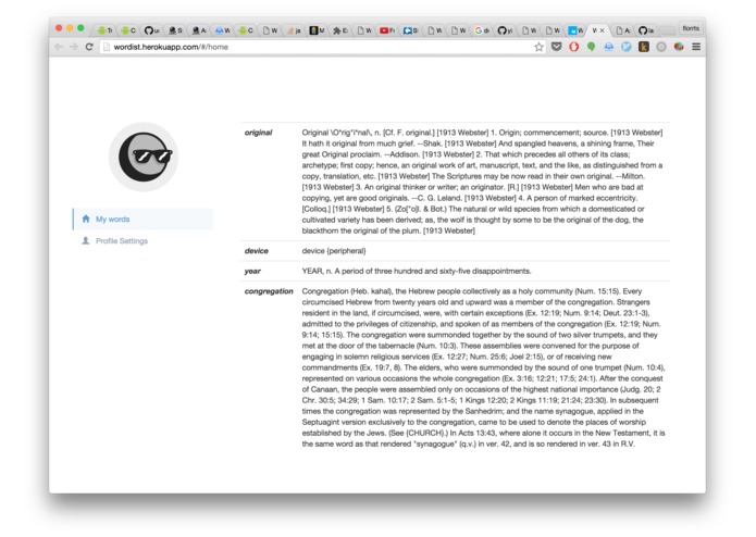 Wordist – screenshot 2