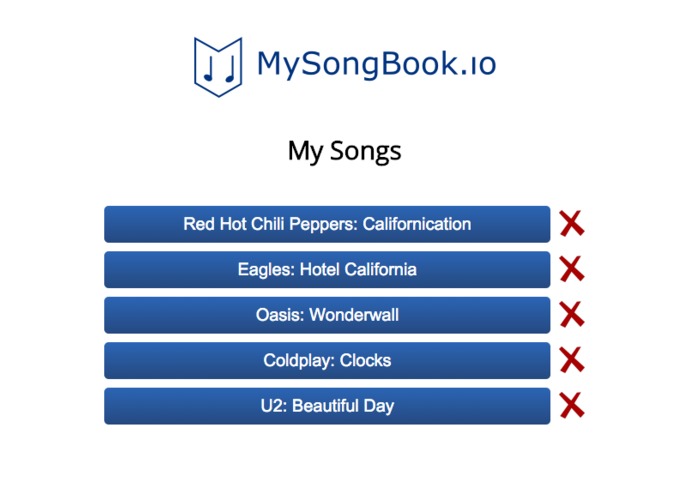 MySongBook.io – screenshot 1
