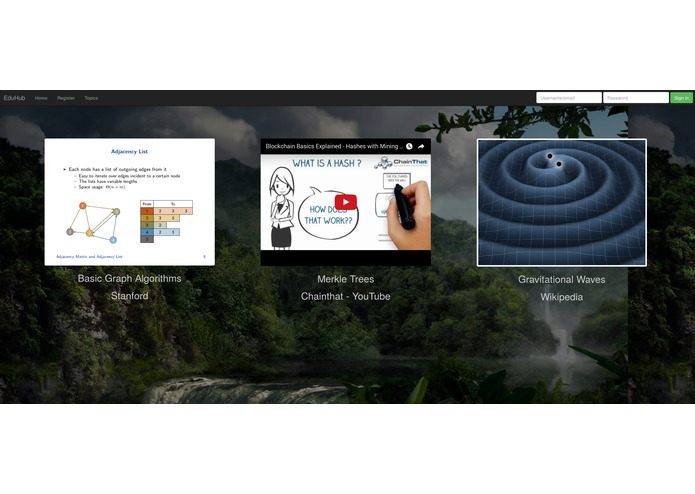 EduHub – screenshot 2