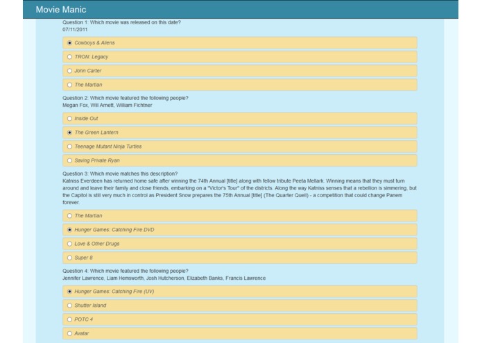 MovieManic – screenshot 2