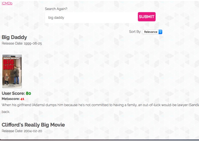 The Internet Cult Movie Database – screenshot 3