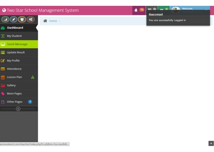 School Management System – screenshot 3