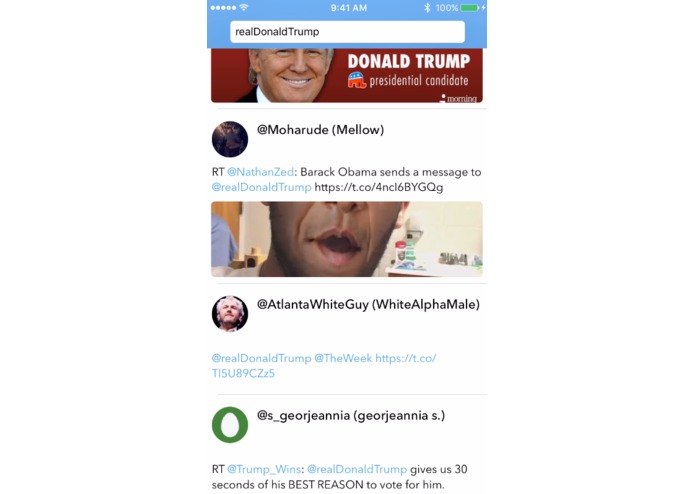 Twitter-Client-Swift – screenshot 1