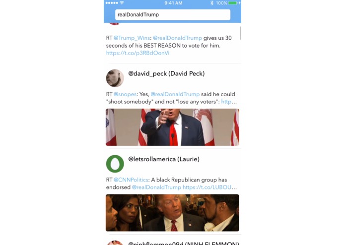 Twitter-Client-Swift – screenshot 2
