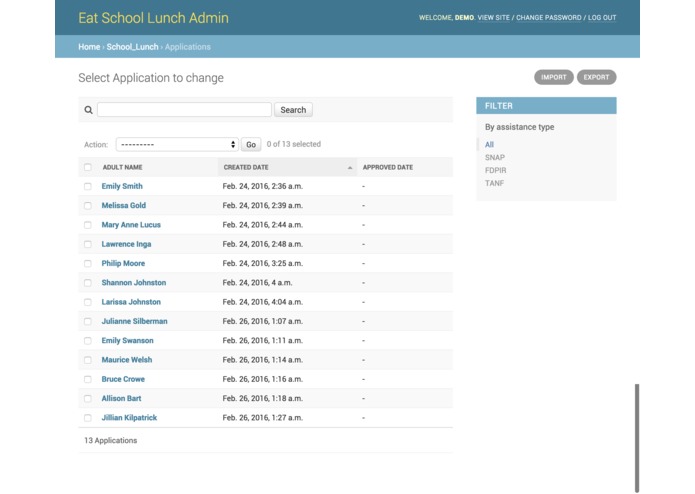 Eat School Lunch Submission – screenshot 4