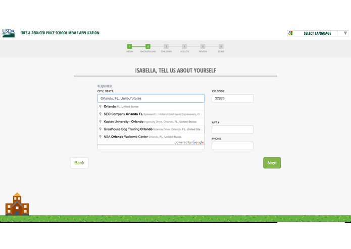 EAT UX – screenshot 2