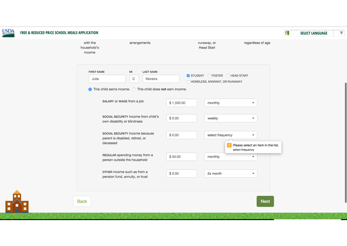EAT UX – screenshot 3