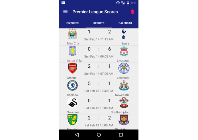 Live Premier League Scores – screenshot 2