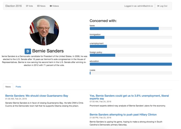 Electronic Voting – screenshot 2