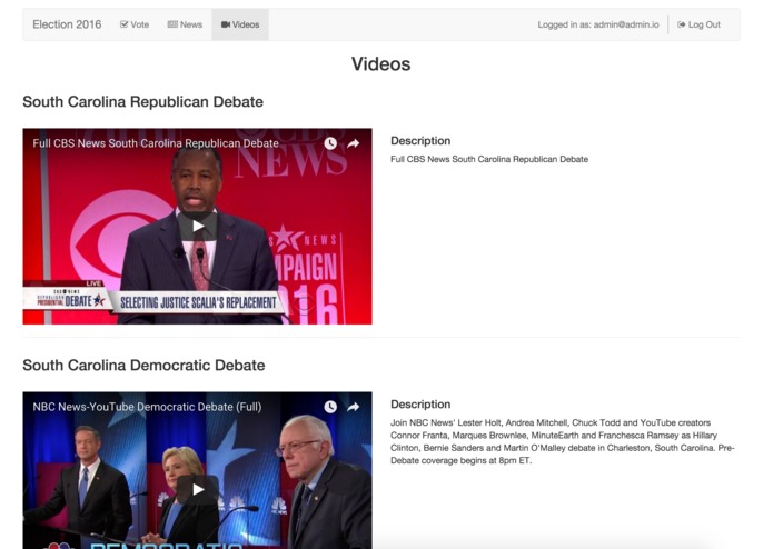 Electronic Voting – screenshot 4
