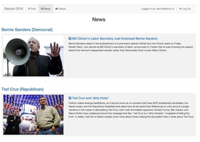 Electronic Voting – screenshot 5